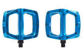 Pedal dmr aluminio v8 azul electrico