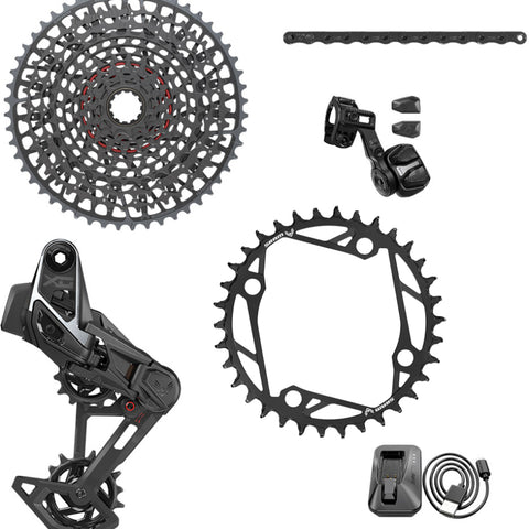  Grupo SRAM X0 T-type AXS DUB E-MTB 104BCD 36T 10-52 (sin bielas) Grupo SRAM X0 T-Type AXS DUB E-MTB 104BCD 36T 10-52 (Sin Bielas)