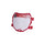 Porta número odi rojo